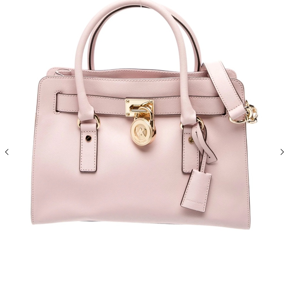 Authentic Michael Kors Saffiano Leather Top Handle Bag New without Tags